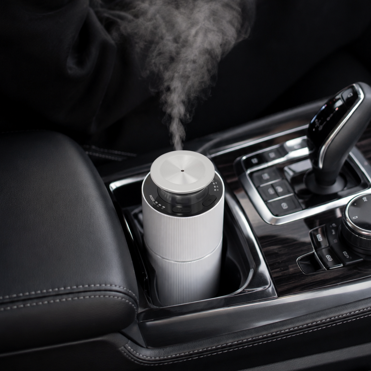 Car Scent Diffuser – Metallic Cup Holder Nebulizing